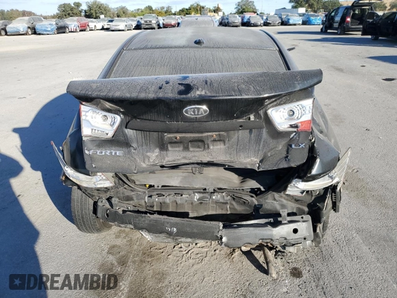 2011 Kia Forte LX with VIN KNAFT4A27B5343030, listed as a Copart auction lot 83338894 with 198,915 mi miles and Salvage Title. Bid and sale history available at carsss.com. Image 6.