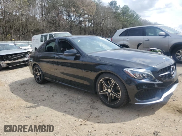 2016 Mercedes-Benz C 450 AMG with VIN 55SWF6EB6GU144975, listed as a Copart auction lot 49087705 with 100,593 mi miles and Salvage Title. Bid and sale history available at carsss.com. Image 4.