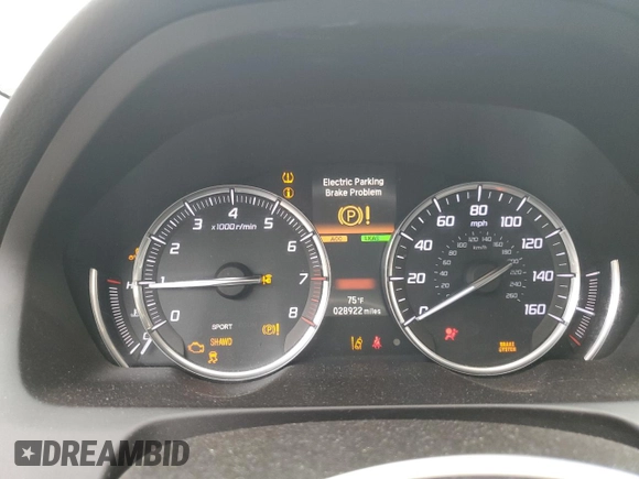 2020 Acura TLX w/Technology Pkg with VIN 19UUB3F45LA000051, listed as a Copart auction lot 63502634 with 28,922 mi miles and Salvage Title. Bid and sale history available at carsss.com. Image 9.