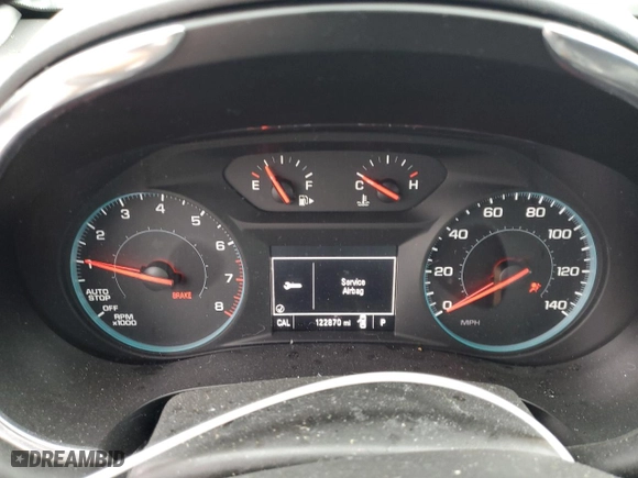 2018 Chevrolet Malibu LT with VIN 1G1ZD5ST3JF129163, listed as a Copart auction lot 82432514 with 122,870 mi miles and Salvage Title. Bid and sale history available at carsss.com. Image 9.