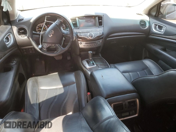 2015 Infiniti QX60 with VIN 5N1AL0MN3FC537434, listed as a Copart auction lot 49858355 with 155,181 mi miles and Salvage Title. Bid and sale history available at DreamBid. Image 8.