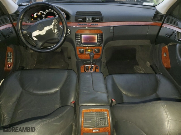 2006 Mercedes-Benz S-Class 3.7L with VIN WDBNF67J76A473143, listed as a Copart auction lot 80699114 with 0 mi miles and Salvage Title. Bid and sale history available at carsss.com. Image 8.