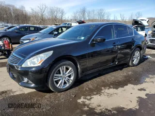 2011 Infiniti G25 x with VIN JN1DV6AR7BM652163, listed as a Copart auction lot 45534195 with 133,444 mi miles and Salvage Title. Bid and sale history available at DreamBid. Image 1.