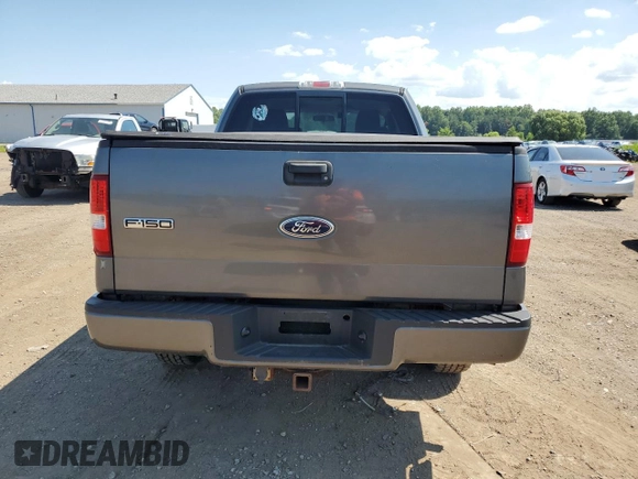 2005 Ford F-150 STX with VIN 1FTRX14W65NB37350, listed as a Copart auction lot 63500255 with 84,708 mi miles and Clean title. Bid and sale history available at DreamBid. Image 6.