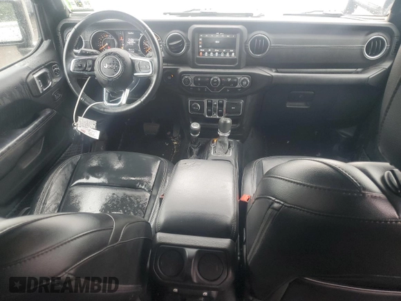 2018 Jeep Wrangler Unlimited Sahara with VIN 1C4HJXEG8JW190367, listed as a Copart auction lot 55799345 with 46,714 mi miles and Salvage title. Bid and sale history available at DreamBid. Image 8.