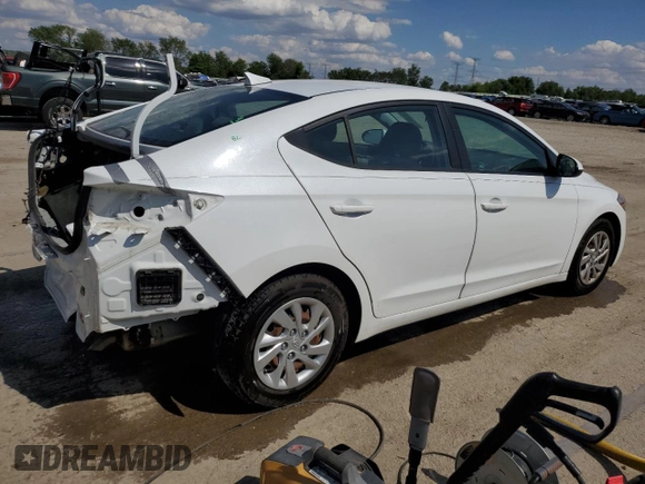 2017 Hyundai Elantra SE z VIN 5NPD74LF0HH156185, wystawiony jako Copart lot #56686625 z przebiegiem 77 496 mil mil oraz Szkoda całkowita • Salvage title. Historia ofert i sprzedaży dostępna na DreamBid. Obrazek 3.
