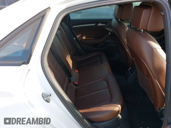 2017 Audi A3 Sedan Premium with VIN WAUAUGFF3H1037902, listed as a IAAI auction lot 42126759 with 155,425 mi miles. Bid and sale history available at carsss.com. Image 8.