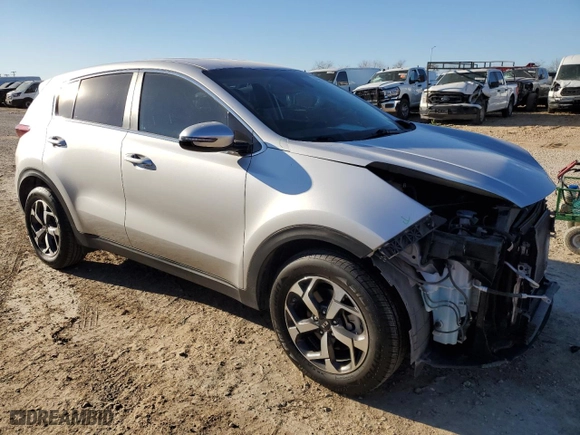 2020 Kia Sportage LX with VIN KNDPM3AC5L7827792, listed as a Copart auction lot 46857885 with 78,091 mi miles and Salvage Title. Bid and sale history available at carsss.com. Image 4.