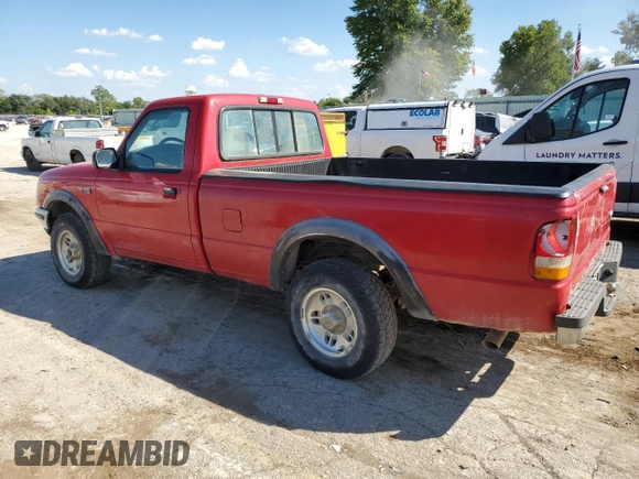 1997 Ford Ranger XLT with VIN 1FTCR11X1VTA20882, listed as a Copart auction lot 70052614 with 211,824 mi miles and Salvage title. Bid and sale history available at DreamBid. Image 2.