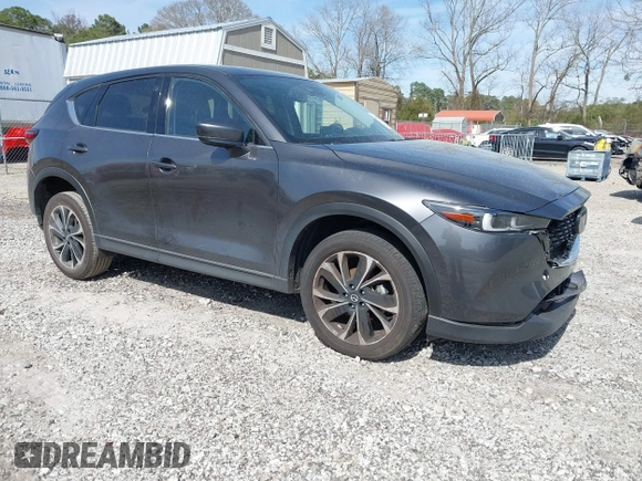 2022 Mazda CX-5 2.5 S Premium Plus Package with VIN JM3KFBEM3N1572722, listed as a IAAI auction lot 41833372 with 17,740 mi miles. Bid and sale history available at carsss.com. Image 1.