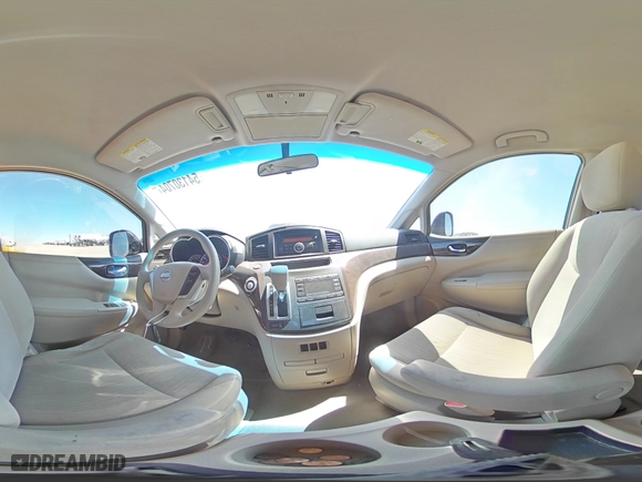 2012 Nissan Quest S with VIN JN8AE2KP8C9033053, listed as a Copart auction lot 54130704 with 155,162 mi miles and Salvage Title. Bid and sale history available at carsss.com. Image 13.