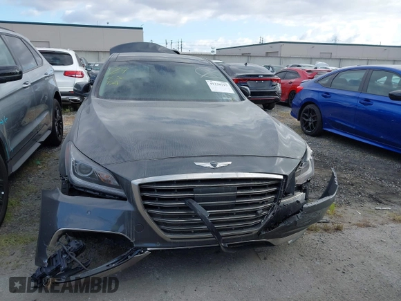 2018 Genesis G80 3.8L z VIN KMHGN4JE7JU262623, wystawiony jako IAAI lot #41230215 z przebiegiem 94 006 mil mil oraz . Historia ofert i sprzedaży dostępna na DreamBid. Obrazek 13.