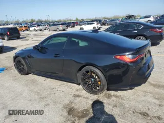 2021 BMW M4 with VIN WBS53AZ08MCF95296, listed as a Copart auction lot 51476735 with Not provided miles and Salvage title. Bid and sale history available at DreamBid. Image 2.