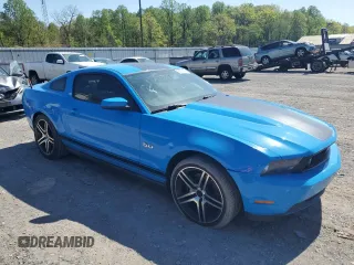 2011 Ford Mustang GT with VIN 1ZVBP8CF7B5118634, listed as a Copart auction lot 54327925 with 144,040 mi miles and Salvage title. Bid and sale history available at DreamBid. Image 4.