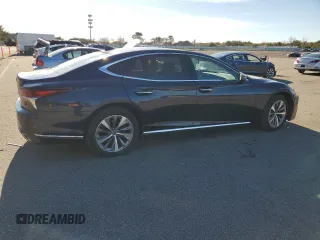 2019 Lexus LS with VIN JTHC51FF1K5007253, listed as a Copart auction lot 76660934 with 0 mi miles and Salvage Title. Bid and sale history available at carsss.com. Image 3.
