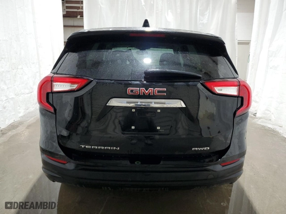 2022 GMC Terrain SLE with VIN 3GKALTEV3NL179425, listed as a Copart auction lot 50171465 with 142,521 mi miles and Clean Title. Bid and sale history available at carsss.com. Image 6.