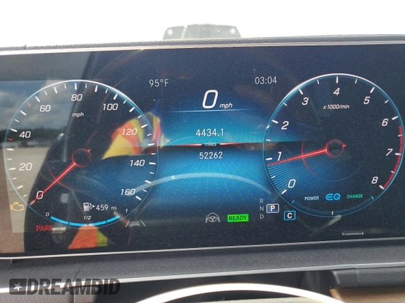 2021 Mercedes-Benz GLS 450 with VIN 4JGFF5KE3MA382289, listed as a Copart auction lot 73892044 with 52,262 mi miles and Salvage Title. Bid and sale history available at DreamBid. Image 9.