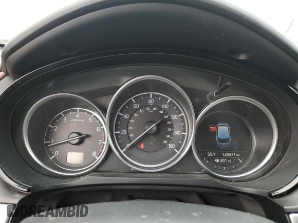 2016 Mazda CX-9 Signature with VIN JM3TCBEY2G0123993, listed as a Copart auction lot 51443305 with 120,371 mi miles and Salvage title. Bid and sale history available at DreamBid. Image 9.
