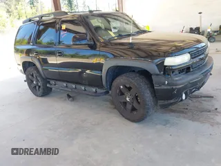 2004 Chevrolet Tahoe Z71 with VIN 1GNEK13Z34R277864, listed as a IAAI auction lot 42623886 with 186,669 mi miles and . Bid and sale history available at DreamBid. Image 1.
