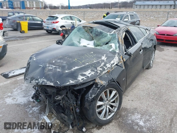 2017 Infiniti Q50 3.0t Premium with VIN JN1EV7AP6HM736699, listed as a IAAI auction lot 41583979 with 1 mi miles. Bid and sale history available at carsss.com. Image 6.