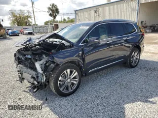 2024 Cadillac XT6 FWD Premium Luxury with VIN 1GYKPCRS5RZ732850, listed as a Copart auction lot 89112655 with 3,518 mi miles and Salvage Title. Bid and sale history available at carsss.com. Image 1.