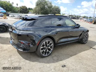 2021 Aston Martin DBX with VIN SCFVUJAW7MTV03341, listed as a Copart auction lot 71015804 with 12,324 mi miles and Salvage Title. Bid and sale history available at carsss.com. Image 3.