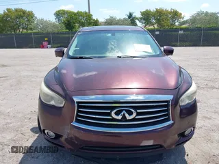 2013 Infiniti JX35 with VIN 5N1AL0MM6DC332579, listed as a IAAI auction lot 42138584 with 137,046 mi miles and . Bid and sale history available at DreamBid. Image 12.
