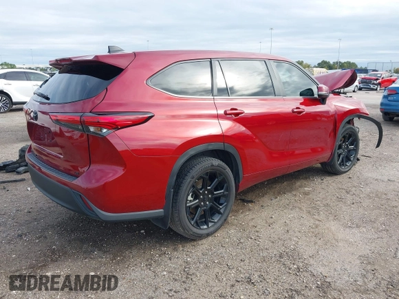 2023 Toyota Highlander L z VIN 5TDKDRAH9PS526978, wystawiony jako IAAI lot #40818784 z przebiegiem 82 801 mil mil oraz . Historia ofert i sprzedaży dostępna na DreamBid. Obrazek 4.