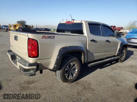 2022 Chevrolet Colorado 4WD Z71 with VIN 1GCGTDEN9N1214178, listed as a Copart auction lot 52823545 with 96,199 mi miles and Salvage title. Bid and sale history available at DreamBid. Image 3.