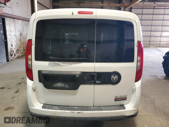 2017 Ram ProMaster City Cargo Tradesman SLT with VIN ZFBERFBBXH6G54399, listed as a Copart auction lot 50507155 with 130,379 mi miles and Salvage Title. Bid and sale history available at DreamBid. Image 6.