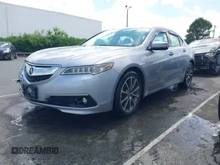 2015 Acura TLX Advance with VIN 19UUB3F77FA002804, listed as a IAAI auction lot 42310492 with 153,380 mi miles and . Bid and sale history available at DreamBid. Image 2.