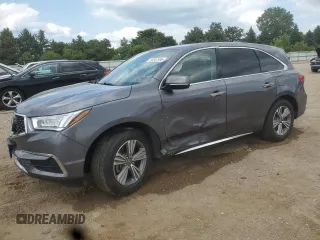 2020 Acura MDX with VIN 5J8YD4H31LL016256, listed as a Copart auction lot 60207995 with 67,313 mi miles and Salvage title. Bid and sale history available at DreamBid. Image 1.