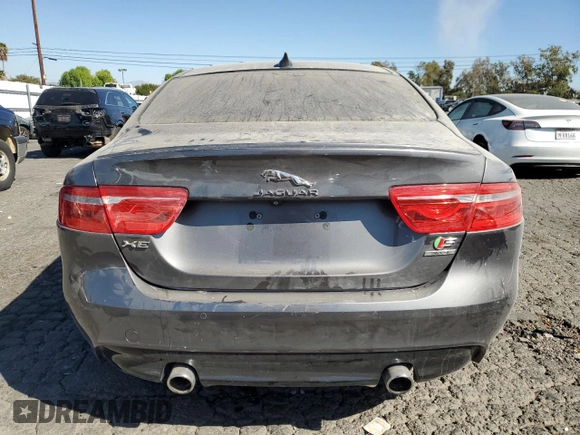 2018 Jaguar XE with VIN SAJAM4FV0JCP19219, listed as a Copart auction lot 77487624 with 44,200 mi miles and Salvage Title. Bid and sale history available at DreamBid. Image 6.