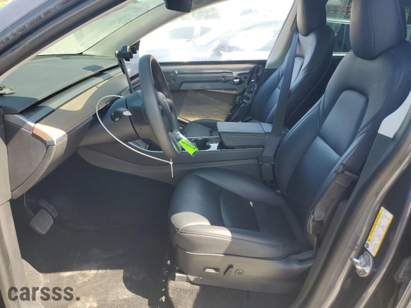2021 Tesla Model Y Long Range with VIN 5YJYGDEE9MF118730, listed as a Copart auction lot 52435515 with 66,699 mi miles and Salvage Title. Bid and sale history available at carsss.com. Image 7.