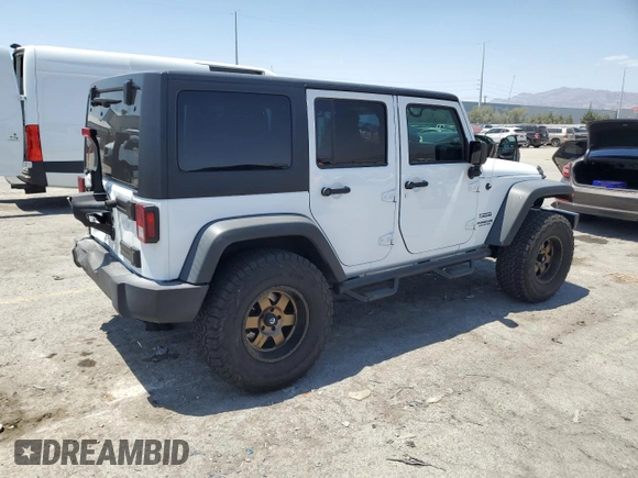 2016 Jeep Wrangler Unlimited Sport with VIN 1C4BJWDG2GL179926, listed as a Copart auction lot 62553565 with 113,685 mi miles and Salvage title. Bid and sale history available at DreamBid. Image 3.