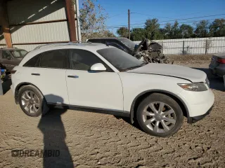 2008 Infiniti FX with VIN JNRAS08U78X101514, listed as a Copart auction lot 76531454 with 145,301 mi miles and Salvage Title. Bid and sale history available at DreamBid. Image 4.
