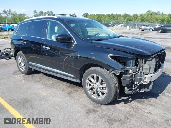 2015 Infiniti QX60 with VIN 5N1AL0MM7FC543874, listed as a IAAI auction lot 42010792 with 163,250 mi miles and . Bid and sale history available at DreamBid. Image 1.