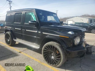 2023 Mercedes-Benz G 550 with VIN W1NYC6BJ2PX475145, listed as a Copart auction lot 49867455 with Not Provided miles and Salvage Title. Bid and sale history available at DreamBid. Image 4.