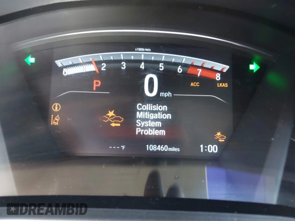 2018 Honda CR-V EX with VIN 2HKRW1H56JH511969, listed as a IAAI auction lot 41760851 with 108,460 mi miles. Bid and sale history available at carsss.com. Image 7.
