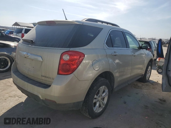 2013 Chevrolet Equinox LT with VIN 2GNALDEKXD6155236, listed as a Copart auction lot 48911735 with 120,446 mi miles and Salvage Title. Bid and sale history available at carsss.com. Image 3.