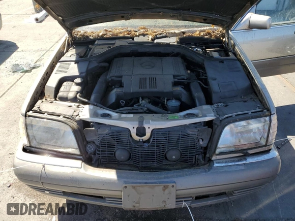 1995 Mercedes-Benz S with VIN WDBGA43E9SA220971, listed as a Copart auction lot 70834144 with Not Provided miles and Clean Title. Bid and sale history available at DreamBid. Image 11.