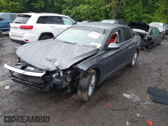 2019 Volkswagen Jetta S z VIN 3VWC57BU7KM232096, wystawiony jako IAAI lot #42317927 z przebiegiem 98 615 mil mil oraz . Historia ofert i sprzedaży dostępna na DreamBid. Obrazek 2.