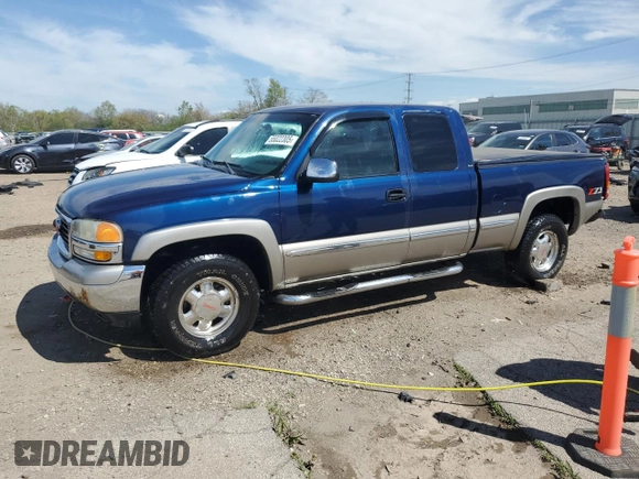 2002 GMC Sierra 1500 SLE z VIN 1GTEK19T92Z285346, wystawiony jako Copart lot #55022305 z przebiegiem 117 944 mil mil oraz Szkoda całkowita • Salvage title. Historia ofert i sprzedaży dostępna na DreamBid. Obrazek 1.