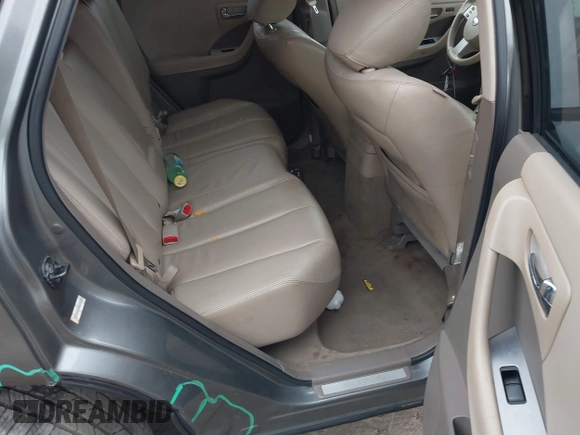 2007 Nissan Murano SL with VIN JN8AZ08TX7W515009, listed as a IAAI auction lot 40735458 with 163,177 mi miles and . Bid and sale history available at carsss.com. Image 8.