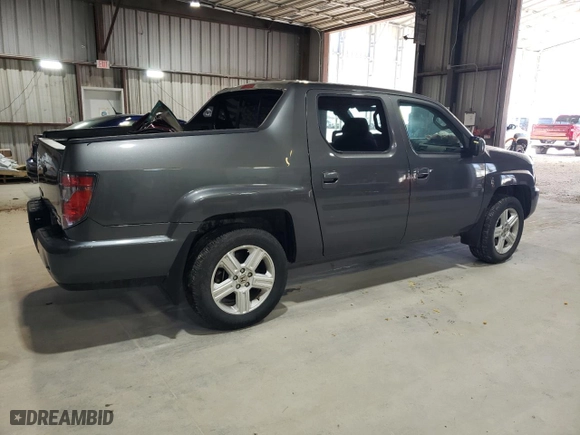 2013 Honda Ridgeline RTL with VIN 5FPYK1F57DB016202, listed as a Copart auction lot 48349095 with 35,880 mi miles and Salvage Title. Bid and sale history available at carsss.com. Image 3.