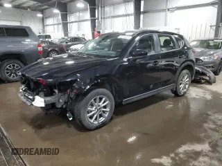 2023 Mazda CX-5 2.5 S with VIN JM3KFBAMXP0228593, listed as a Copart auction lot 42016515 with 22,371 mi miles and Salvage Title. Bid and sale history available at carsss.com. Image 1.