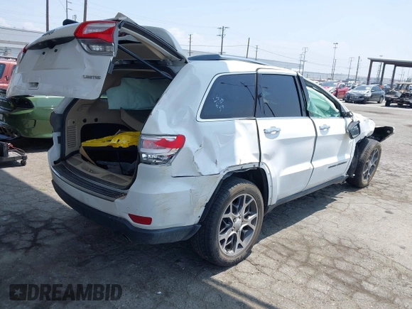 2019 Jeep Grand Cherokee Limited with VIN 1C4RJEBG7KC680959, listed as a IAAI auction lot 42433484 with 56,429 mi miles and . Bid and sale history available at DreamBid. Image 4.