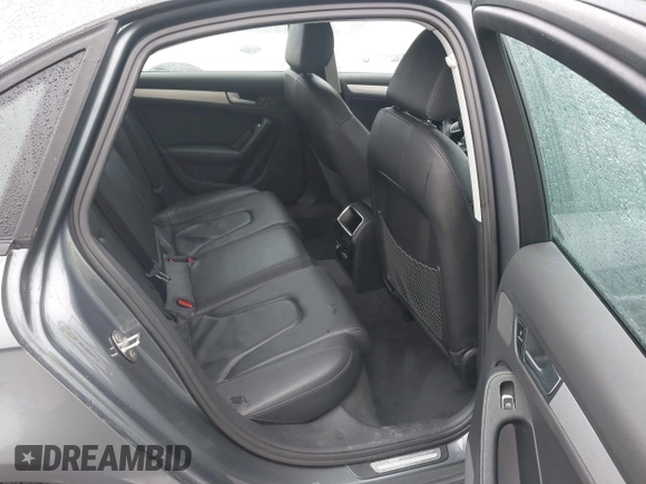 2013 Audi A4 Premium with VIN WAUAFAFL3DA111892, listed as a IAAI auction lot 41522139 with 85,454 mi miles. Bid and sale history available at carsss.com. Image 8.