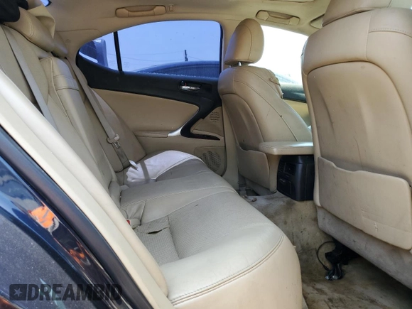 2006 Lexus IS 350 with VIN JTHBE262965007974, listed as a Copart auction lot 62011125 with 196,177 mi miles and Clean title. Bid and sale history available at DreamBid. Image 10.