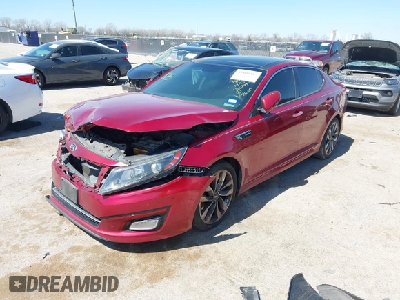 2015 Kia Optima SXL Turbo with VIN 5XXGR4A69FG419891, listed as a IAAI auction lot 41803317 with 158,907 mi miles and . Bid and sale history available at DreamBid. Image 17.